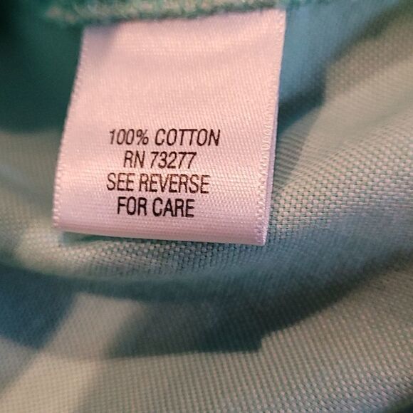 Croft&Barrow sz L mint colored button up snort - Picture 10 of 11